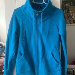 Tuff Athletica Teal Zip-Up Hoodie
